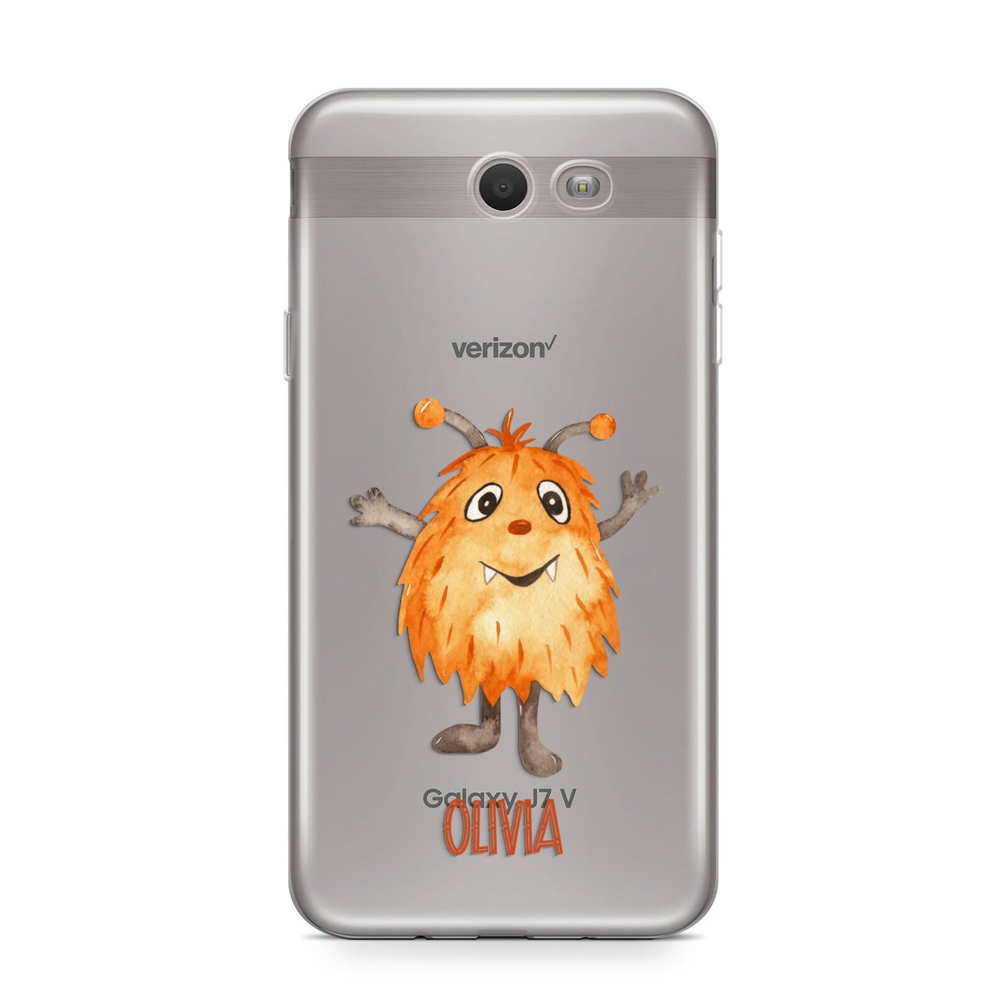 Hairy Halloween Monster Samsung Galaxy J7 2017 Case