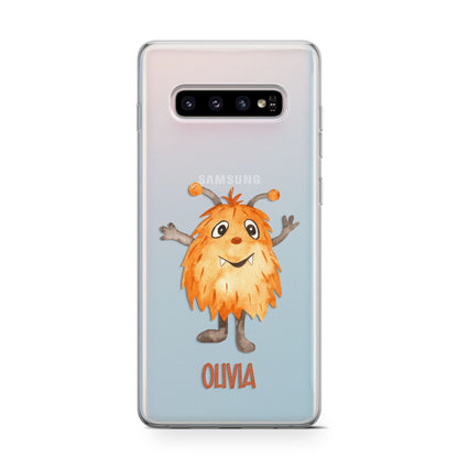 Hairy Halloween Monster Samsung Galaxy S10 Case