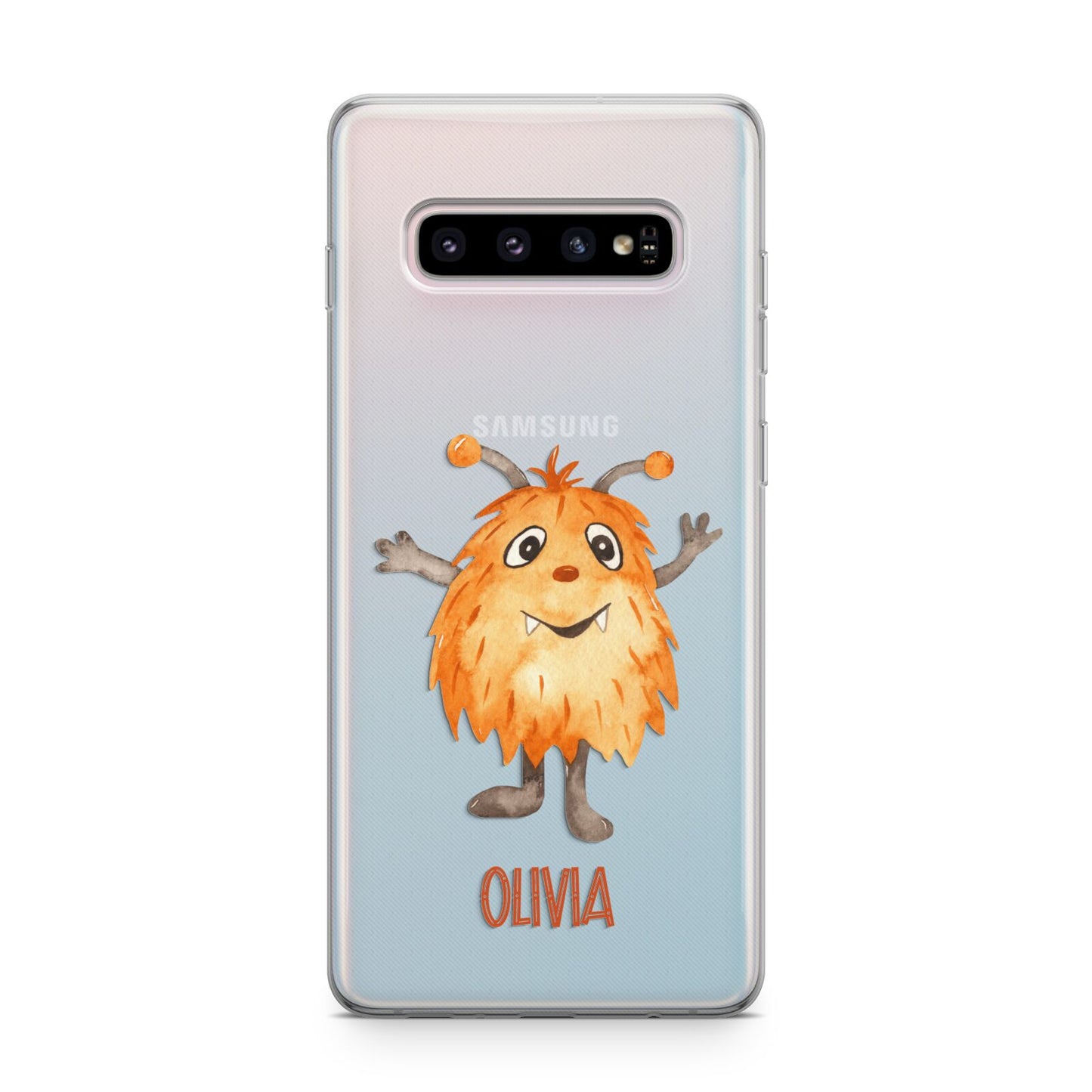 Hairy Halloween Monster Samsung Galaxy S10 Plus Case