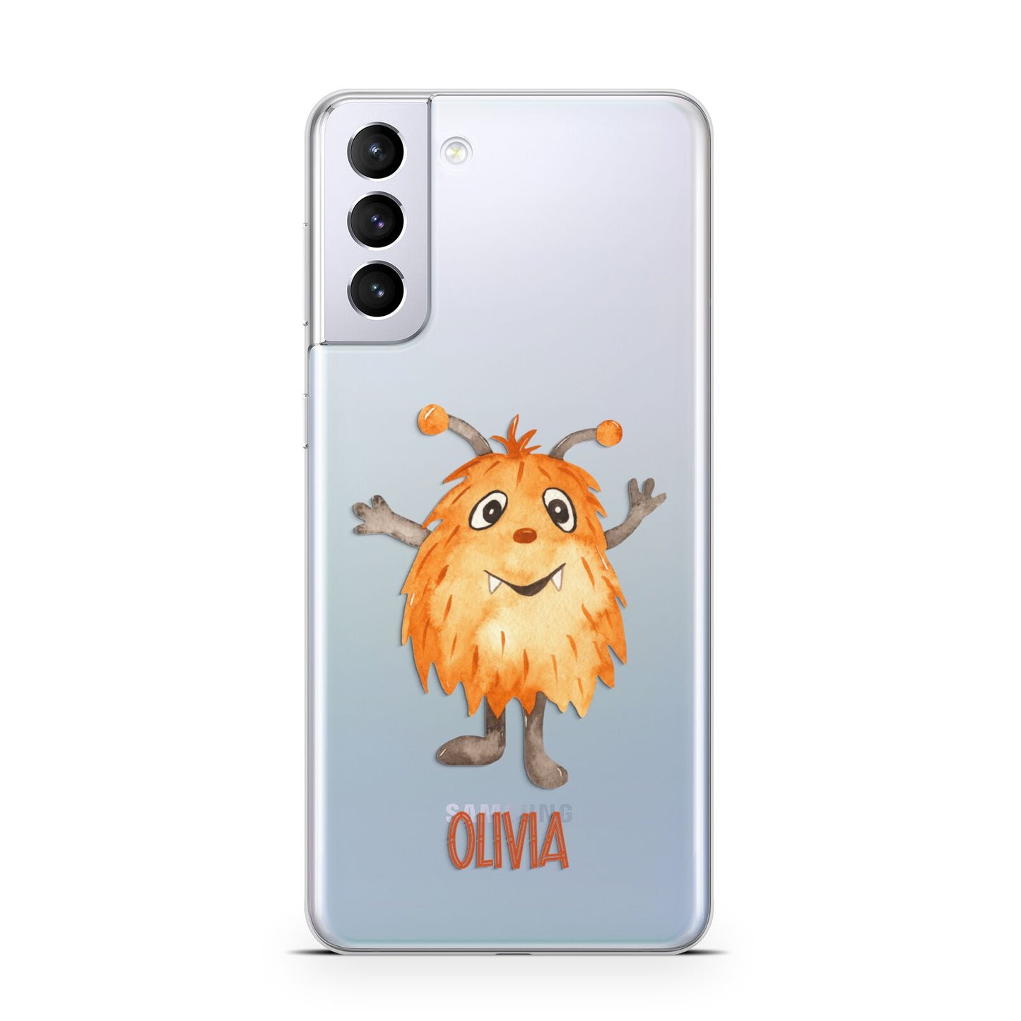 Hairy Halloween Monster Samsung S21 Plus Phone Case