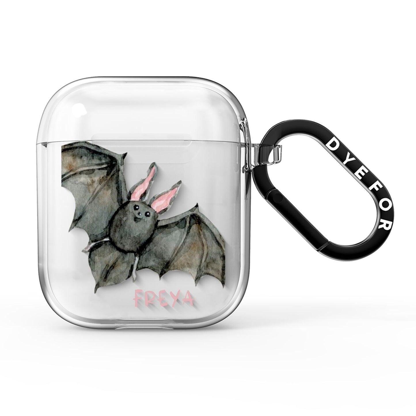 Halloween Bat AirPods Clear Case