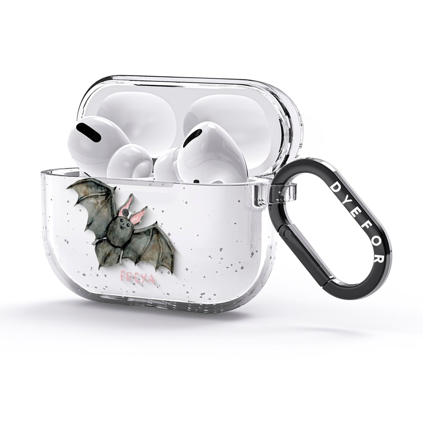 Halloween Bat AirPods Glitter Case 3rd Gen Side Image