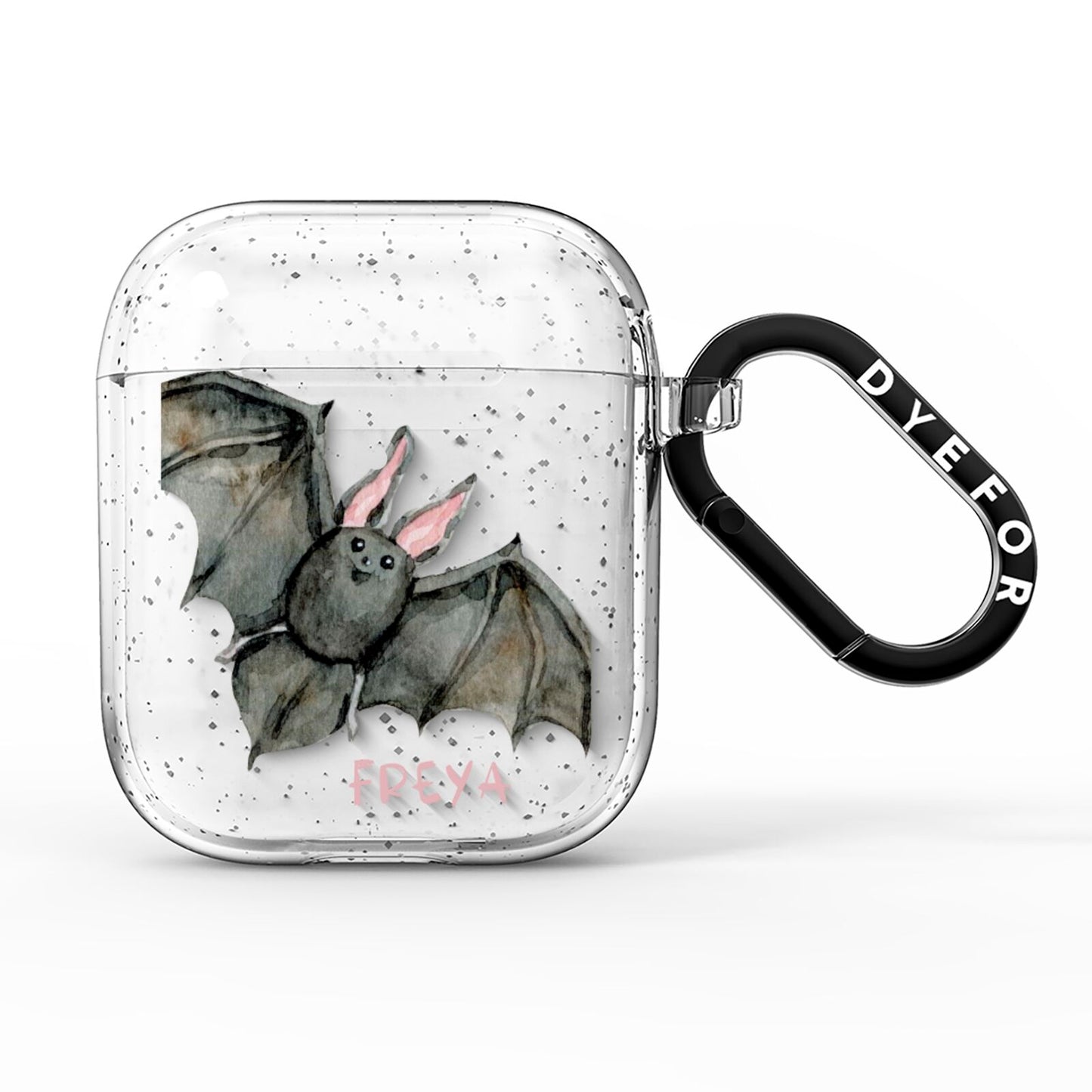 Halloween Bat AirPods Glitter Case