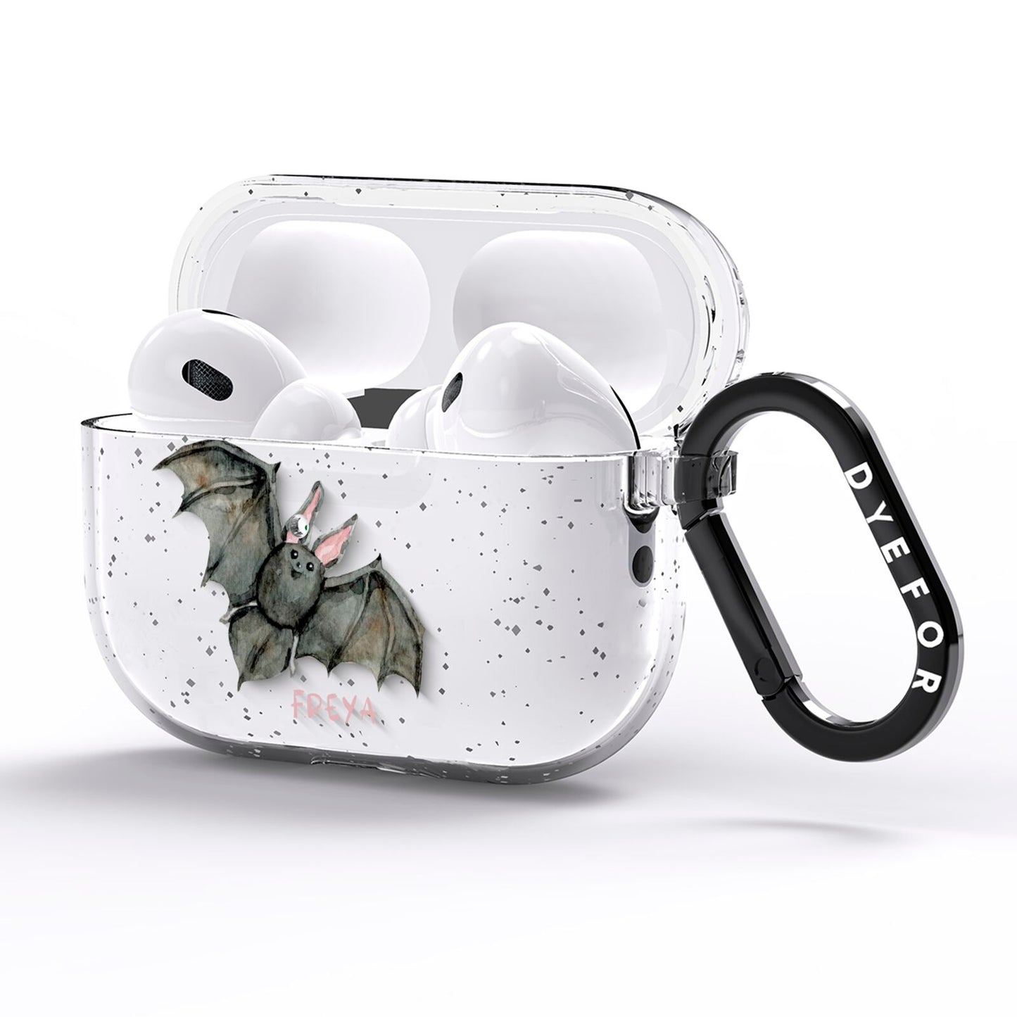 Halloween Bat AirPods Pro Glitter Case Side Image