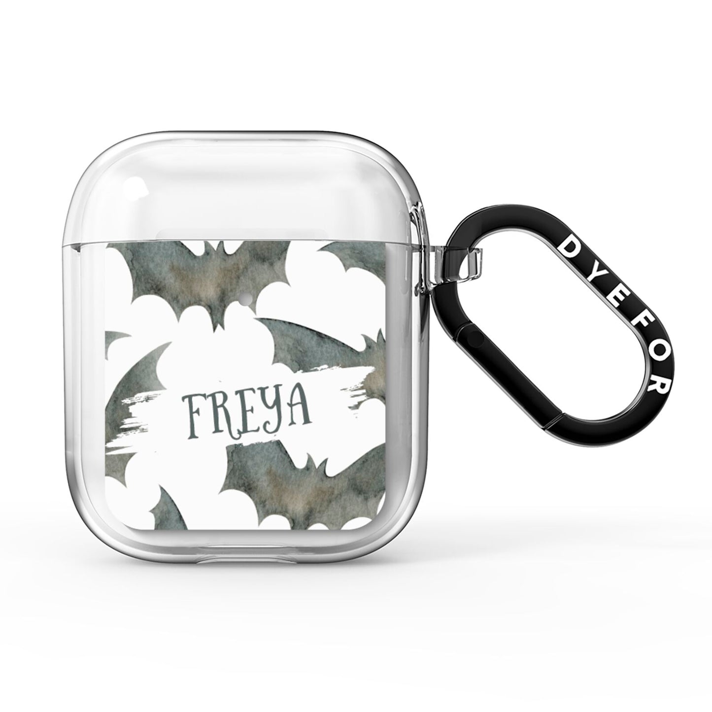 Halloween Bat Cloud AirPods Clear Case