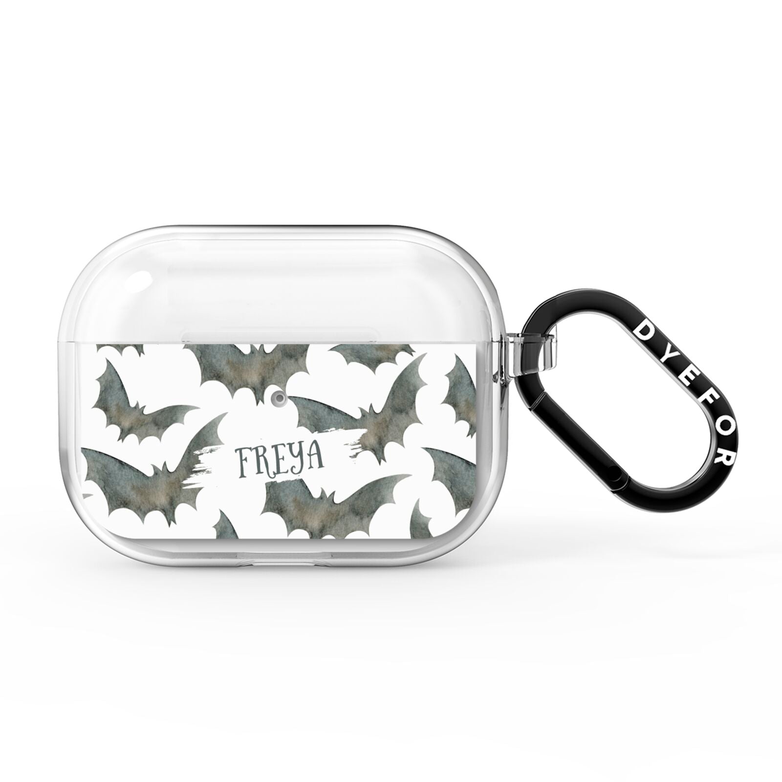 Halloween Bat Cloud AirPods Pro Clear Case