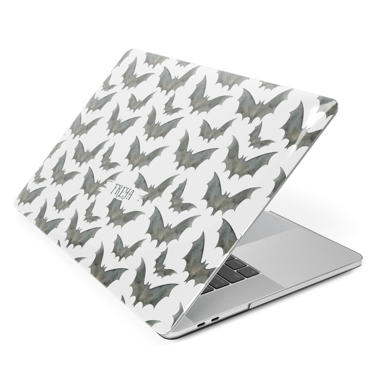 Halloween Bat Cloud Apple MacBook Case Side View