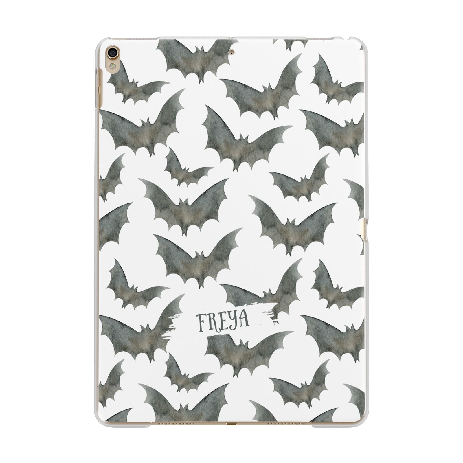 Halloween Bat Cloud Apple iPad Gold Case