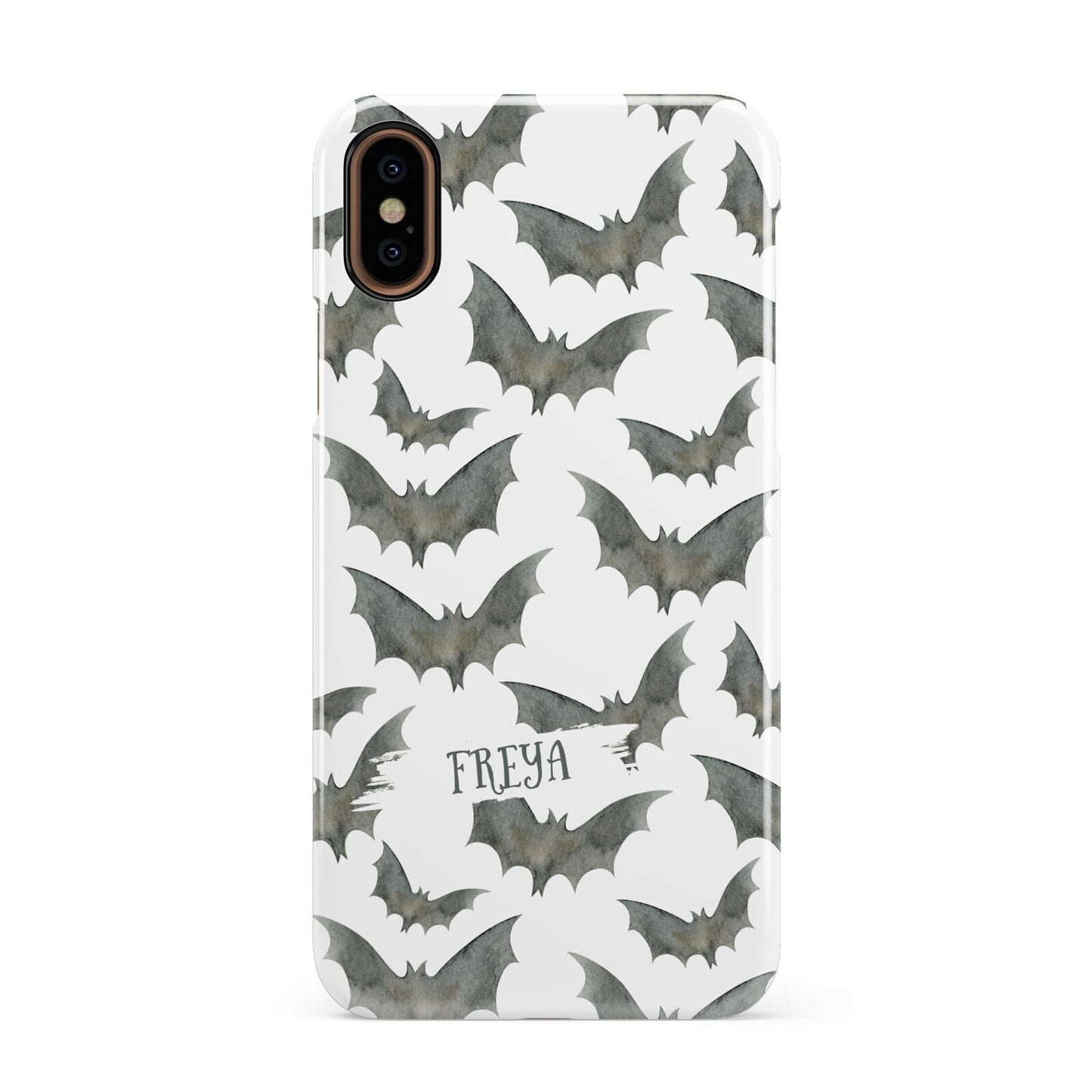 Halloween Bat Cloud Apple iPhone XS 3D Snap Case