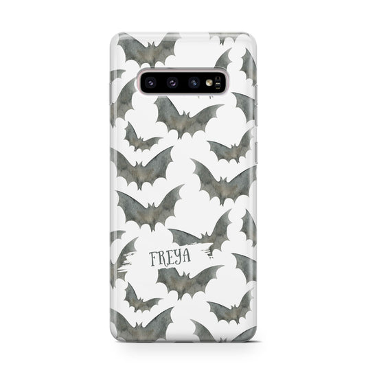 Halloween Bat Cloud Protective Samsung Galaxy Case