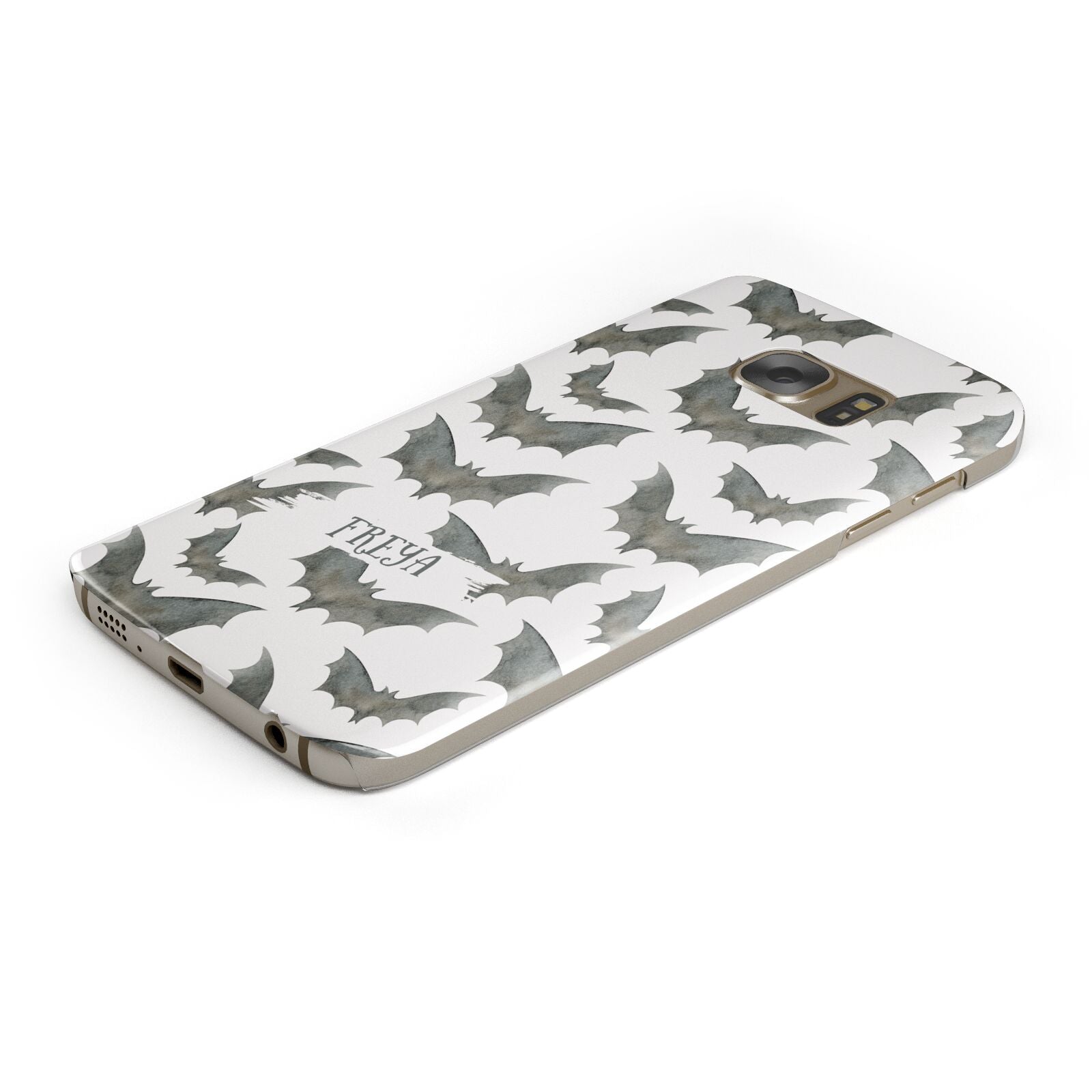 Halloween Bat Cloud Samsung Galaxy Case Bottom Cutout