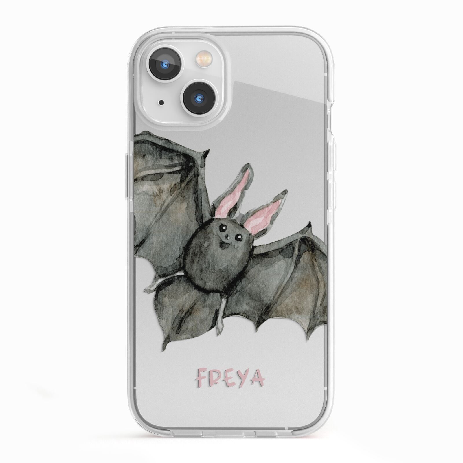 Halloween Bat iPhone 13 TPU Impact Case with White Edges