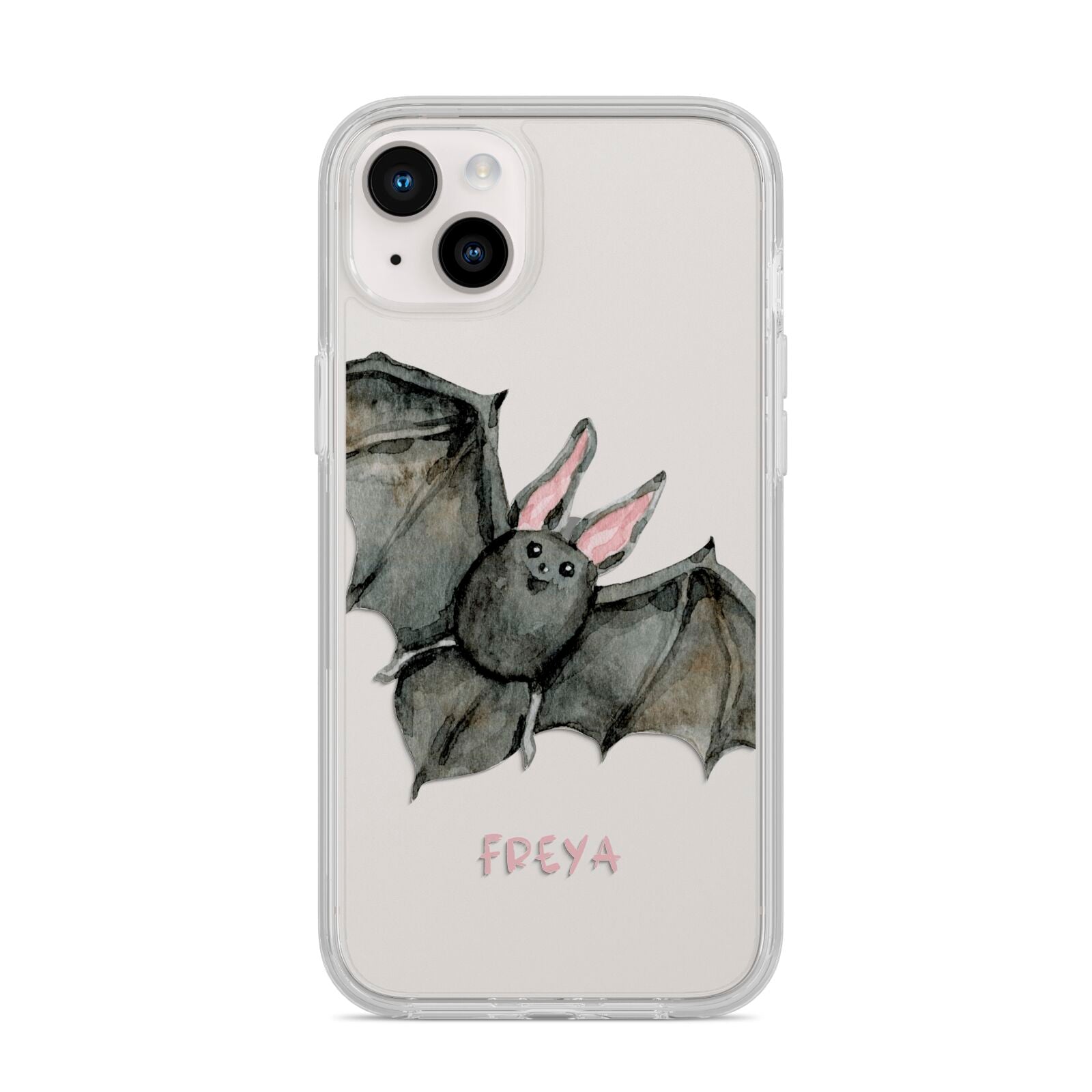 Halloween Bat iPhone 14 Plus Clear Tough Case Starlight