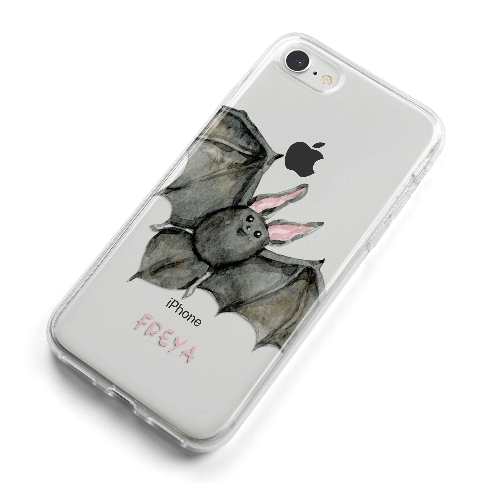 Halloween Bat iPhone 8 Bumper Case on Silver iPhone Alternative Image