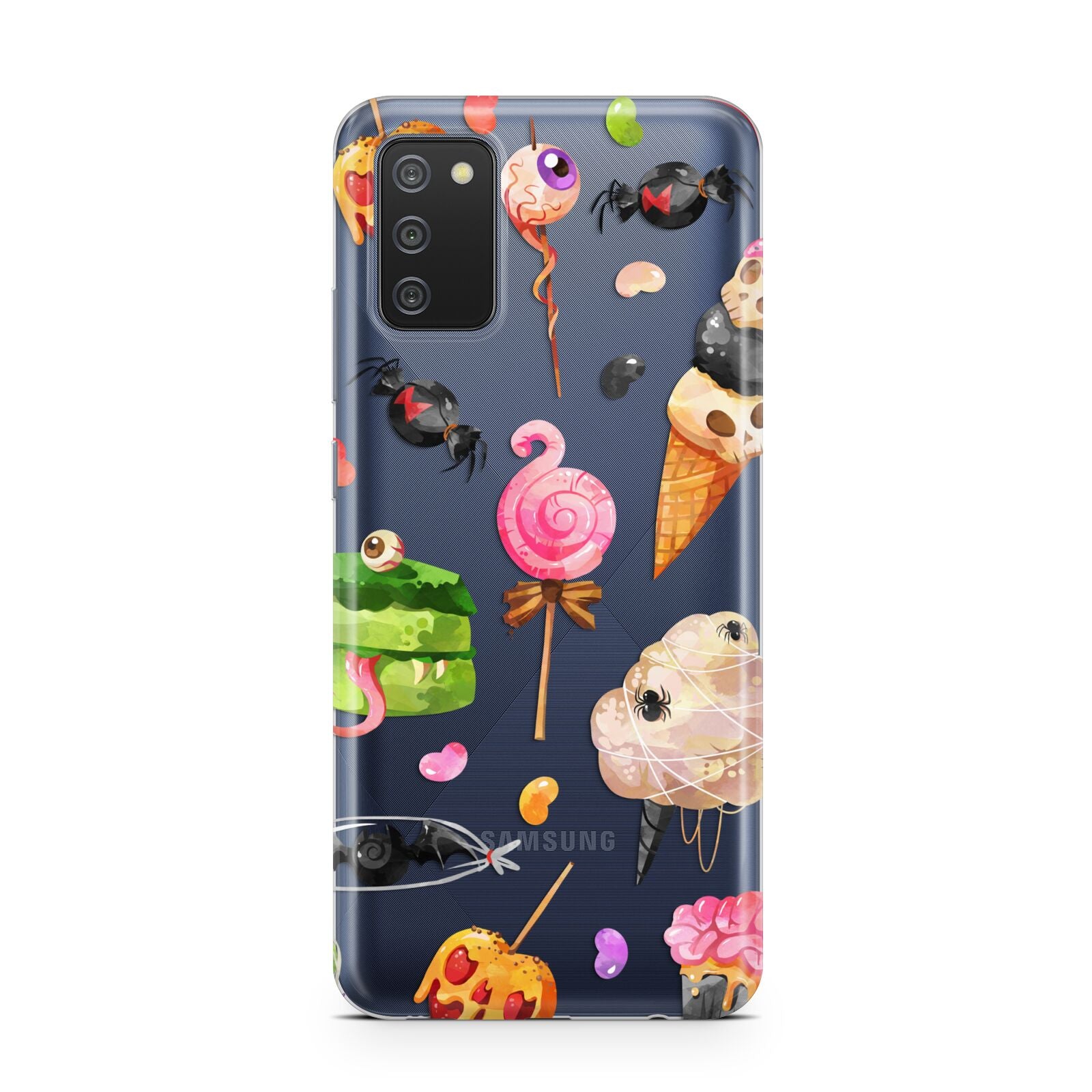 Halloween Cakes and Candy Samsung A02s Case