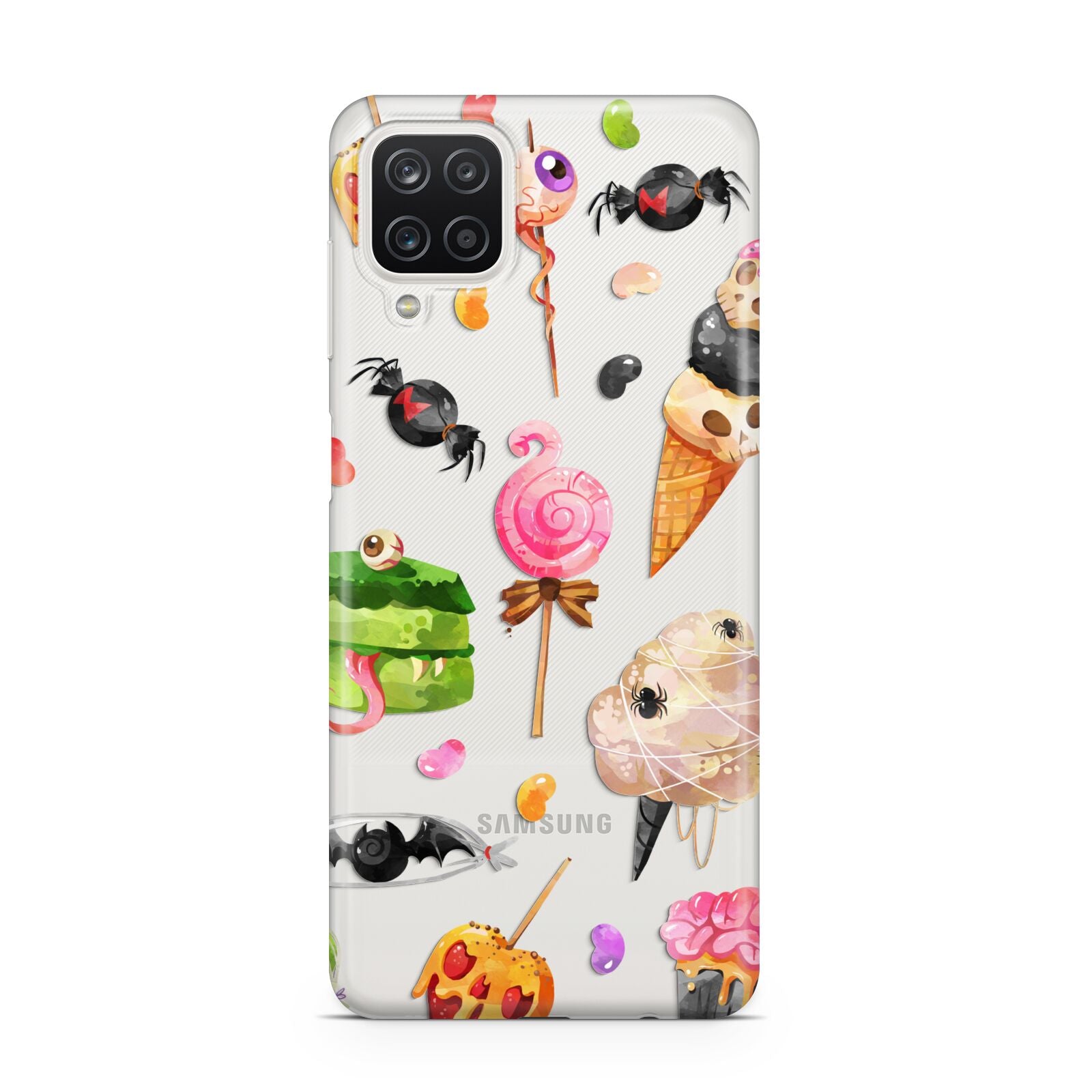 Halloween Cakes and Candy Samsung A12 Case