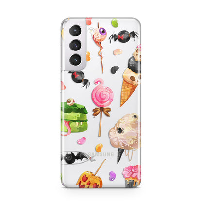 Halloween Cakes and Candy Samsung S21 Case