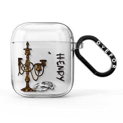 Halloween Candelabra Custom AirPods Clear Case