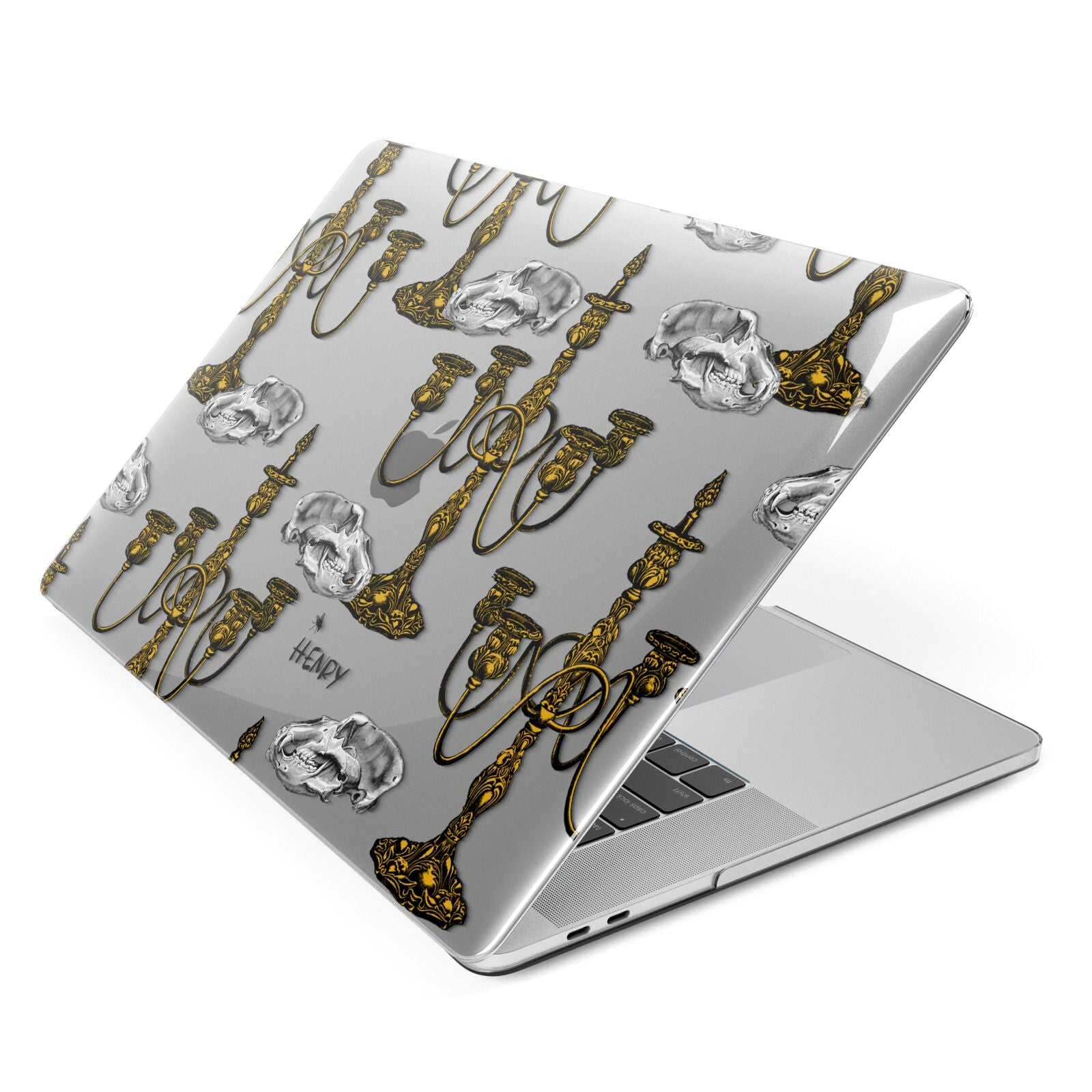 Halloween Candelabra Custom Apple MacBook Case Side View