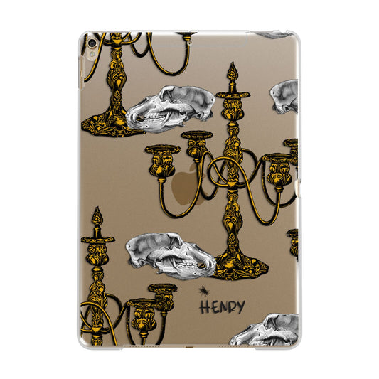 Halloween Candelabra Custom Apple iPad Gold Case