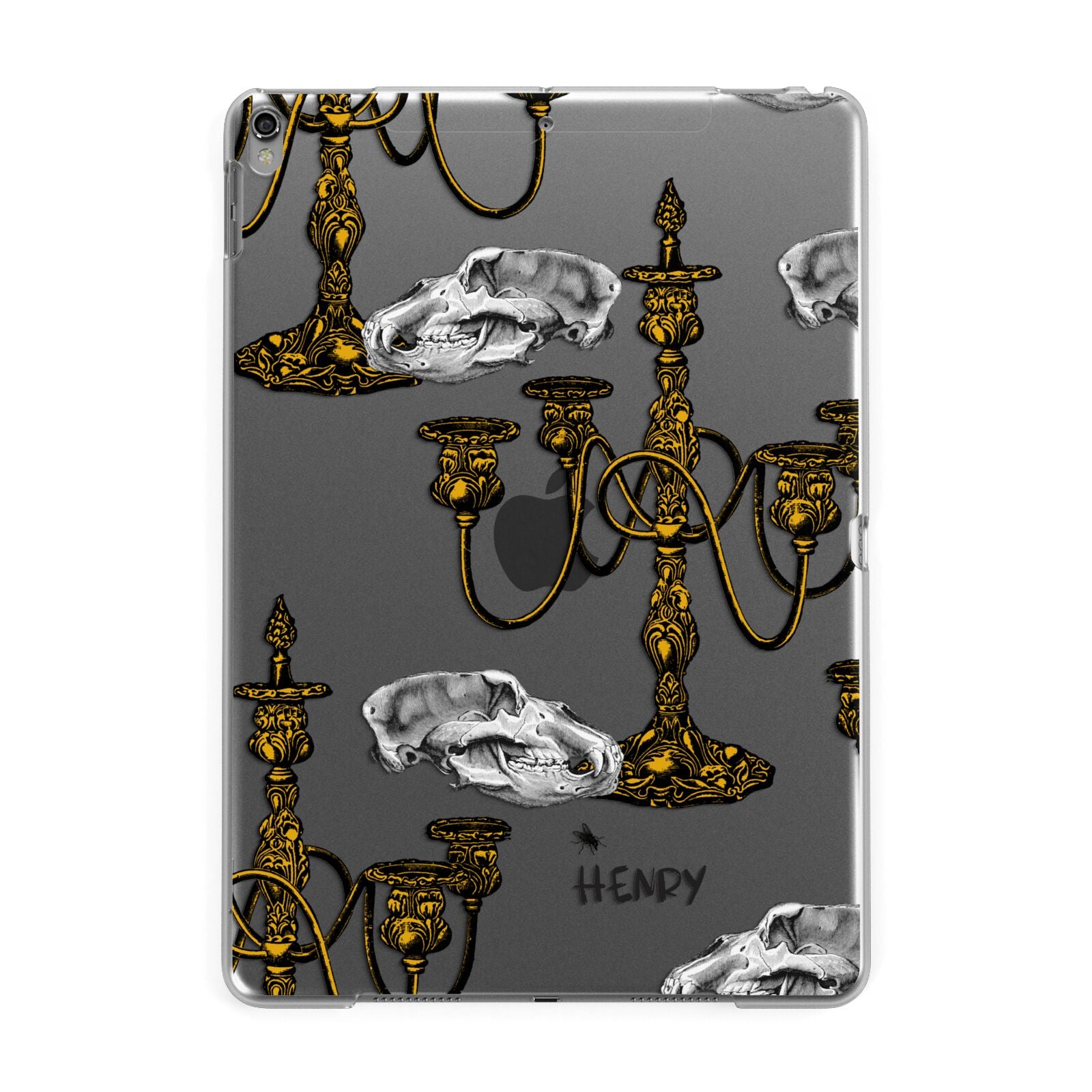 Halloween Candelabra Custom Apple iPad Grey Case