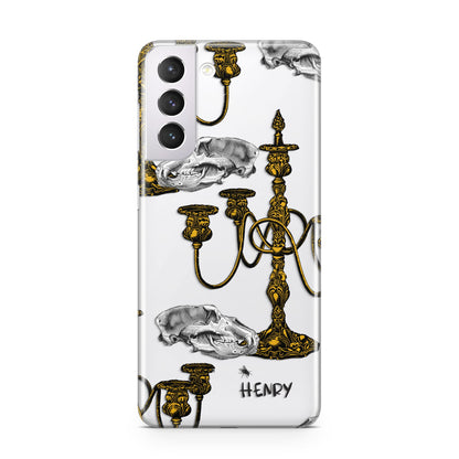 Halloween Candelabra Custom Samsung S21 Case