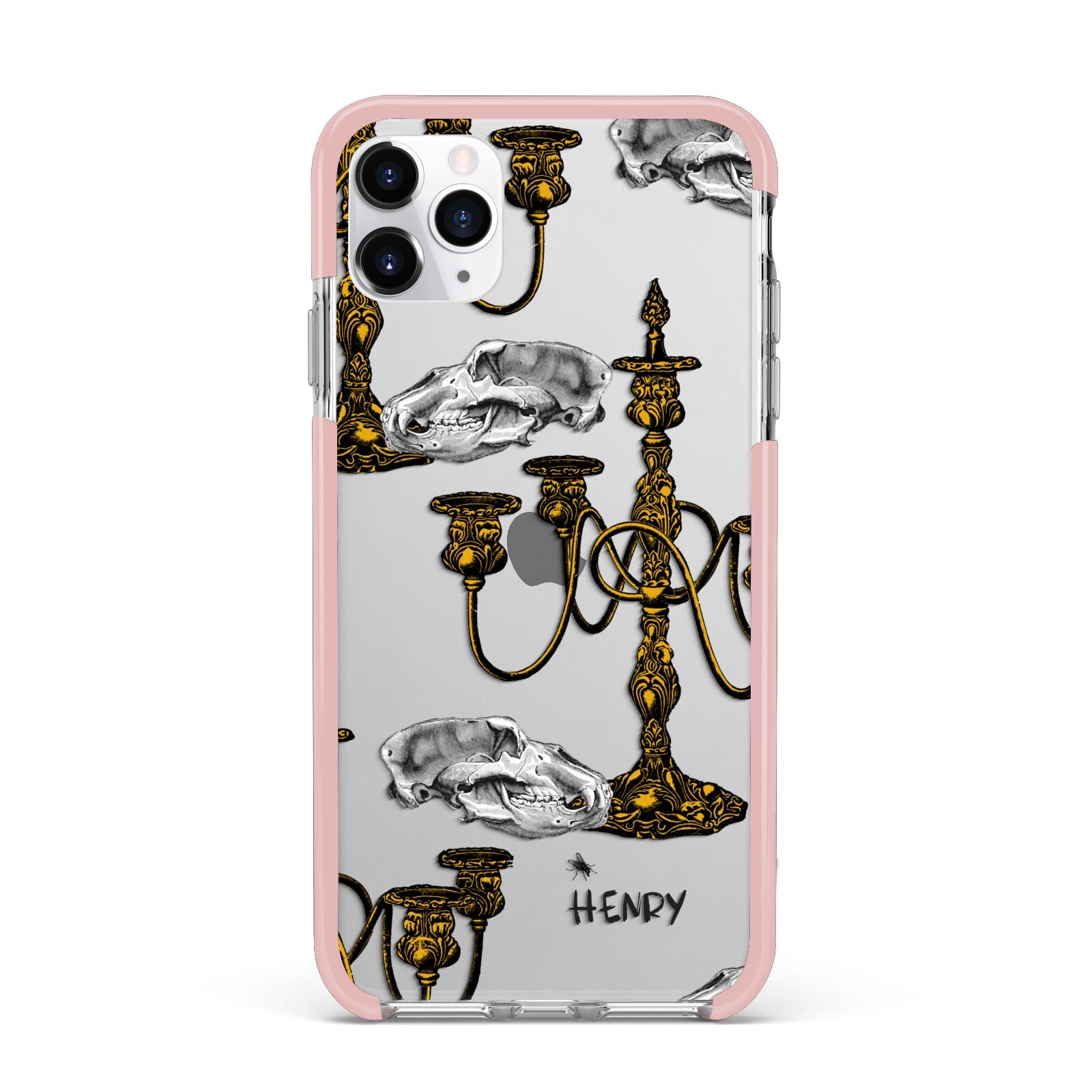 Halloween Candelabra Custom iPhone 11 Pro Max Impact Pink Edge Case