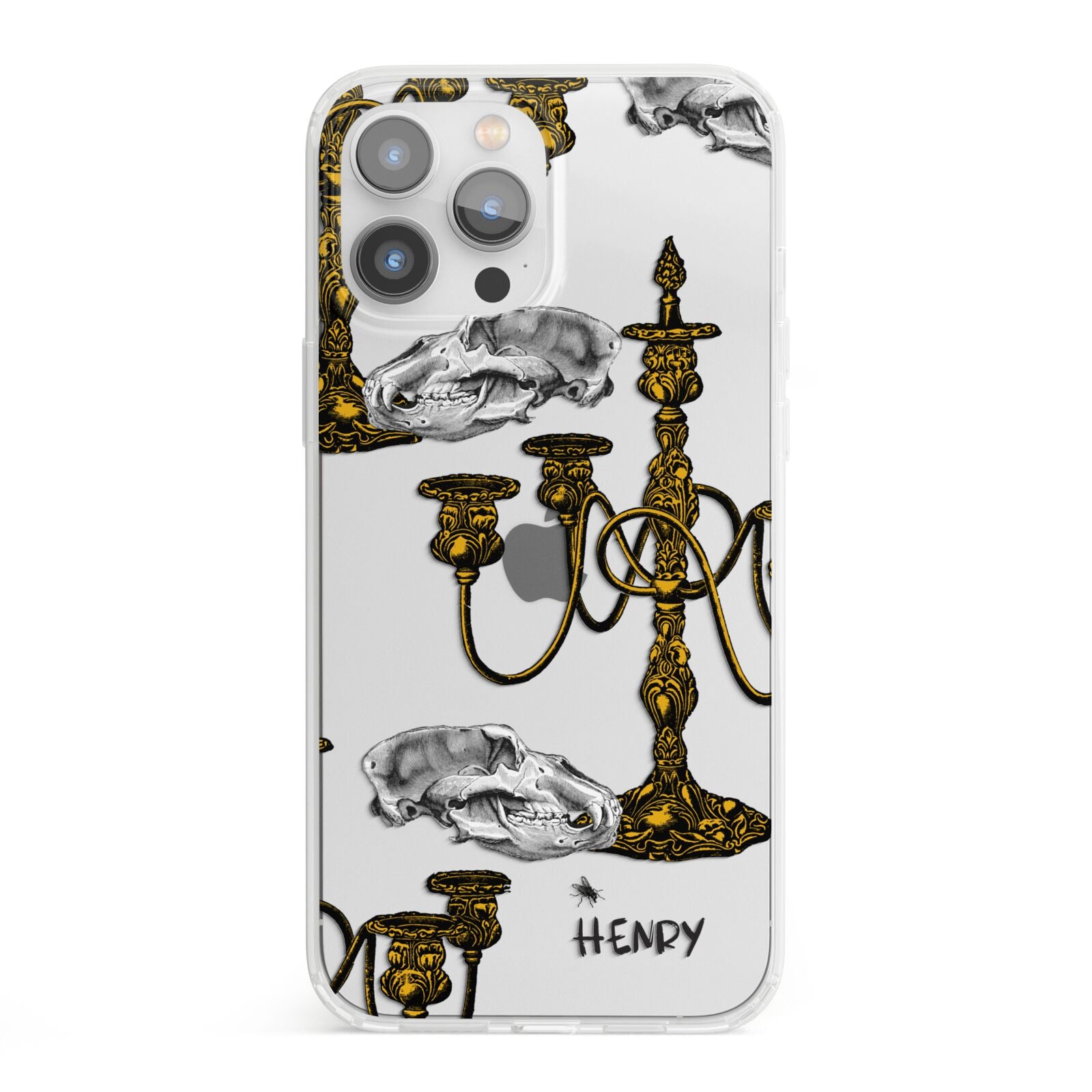 Halloween Candelabra Custom iPhone 13 Pro Max Clear Bumper Case