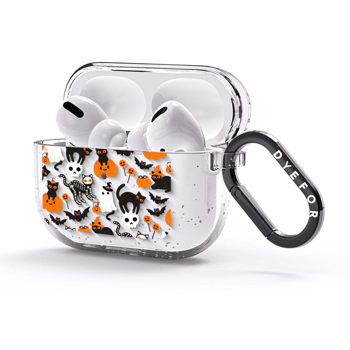 Halloween Cats AirPods Glitter Case 3rd Gen Side Image