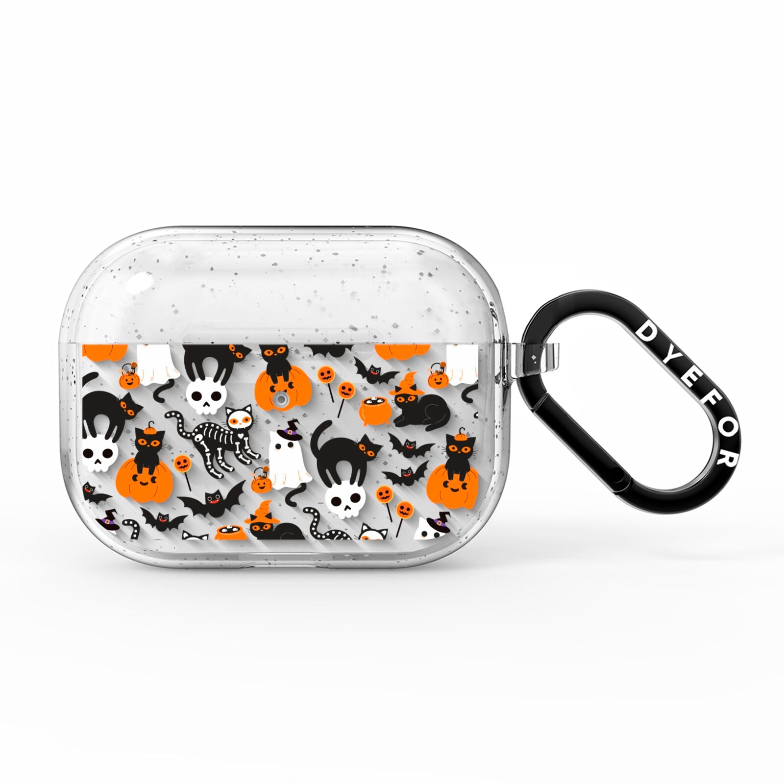 Halloween Cats AirPods Pro Glitter Case