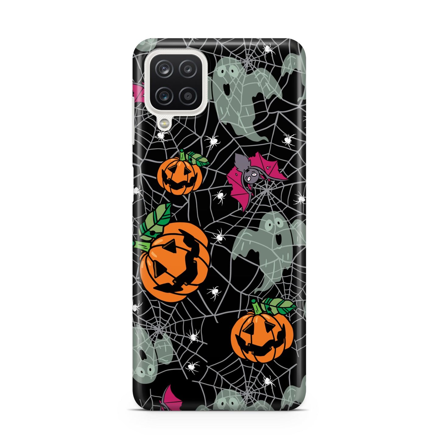 Halloween Cobwebs Samsung A12 Case