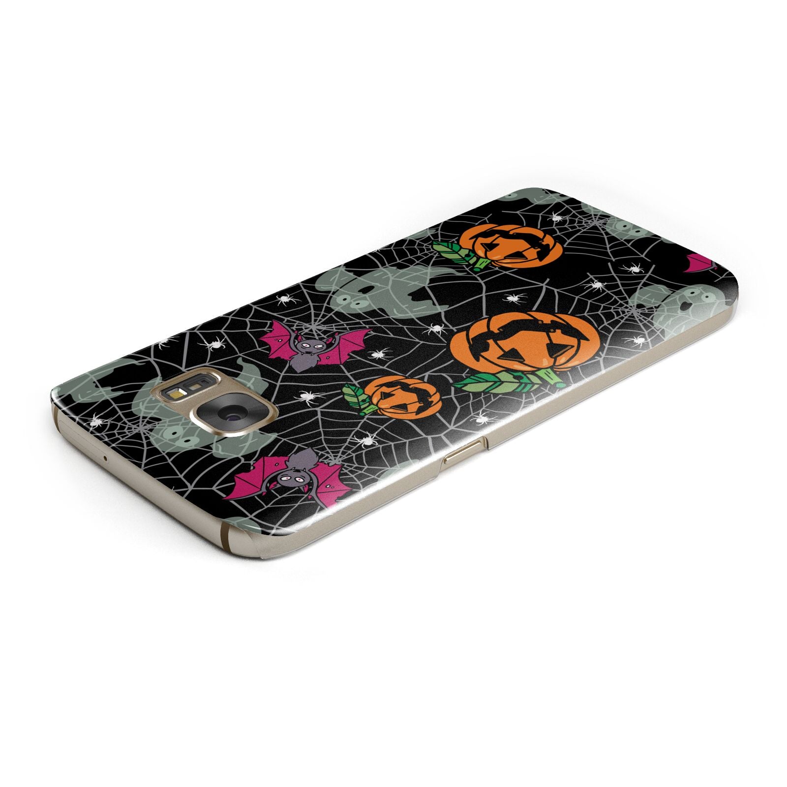 Halloween Cobwebs Samsung Galaxy Case Top Cutout