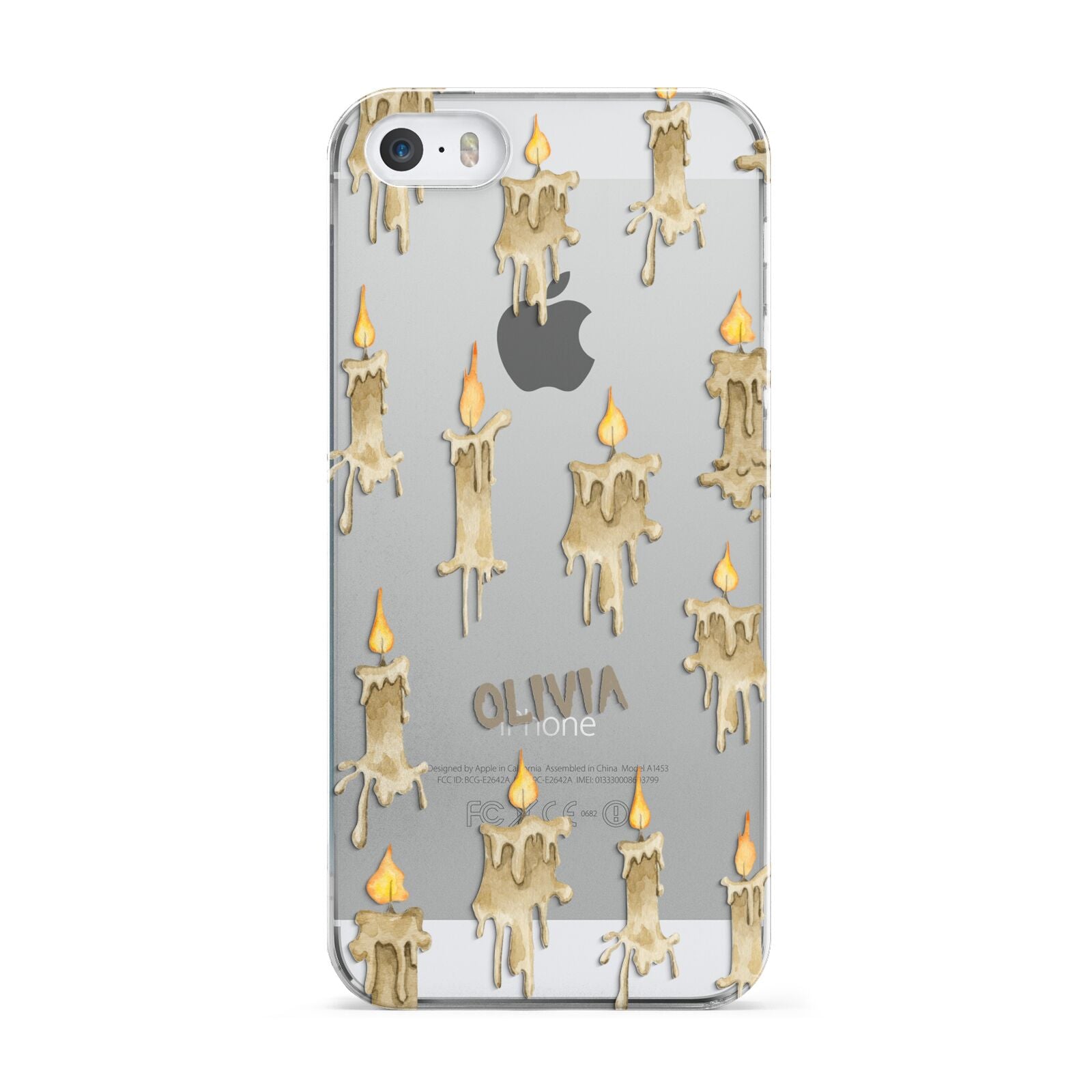 Halloween Creepy Candles Custom Apple iPhone 5 Case