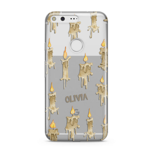 Halloween Creepy Candles Custom Google Pixel Case