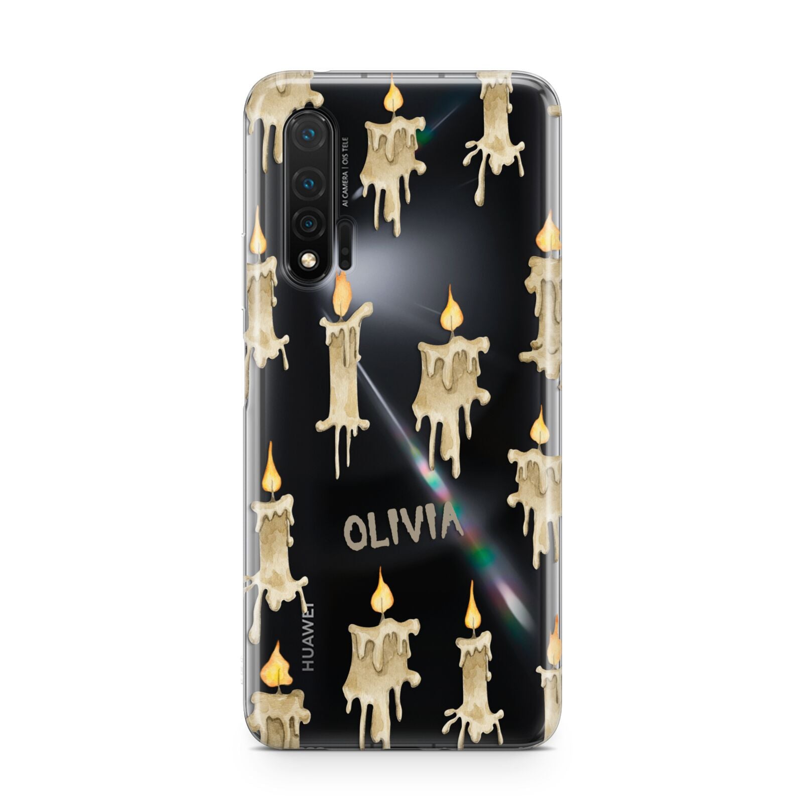 Halloween Creepy Candles Custom Huawei Nova 6 Phone Case