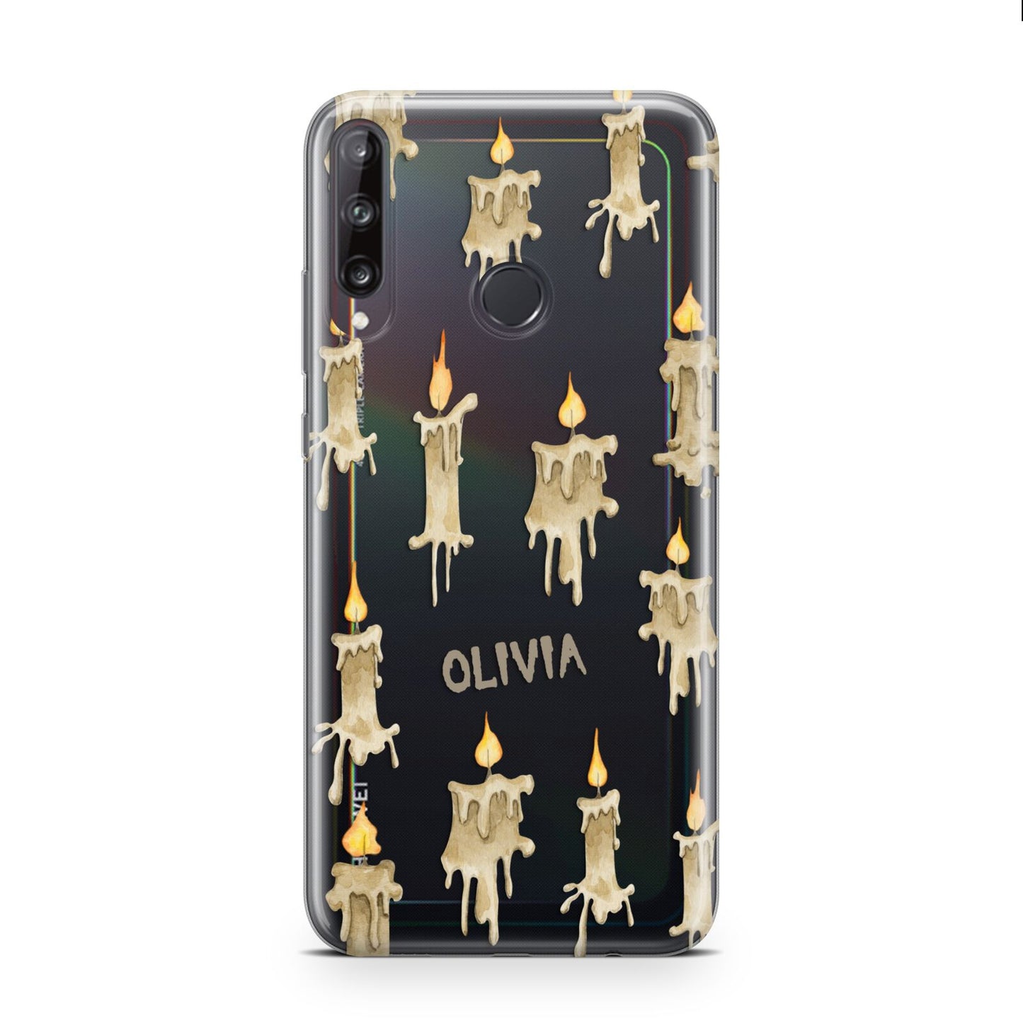 Halloween Creepy Candles Custom Huawei P40 Lite E Phone Case