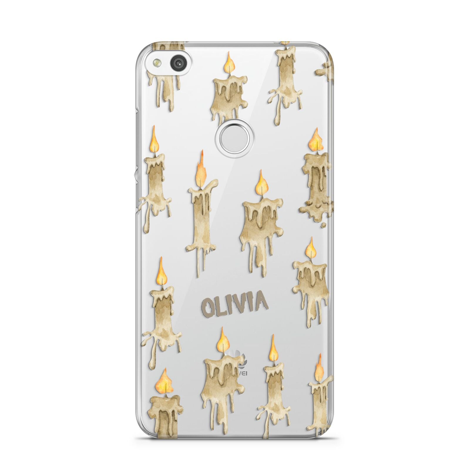 Halloween Creepy Candles Custom Huawei P8 Lite Case