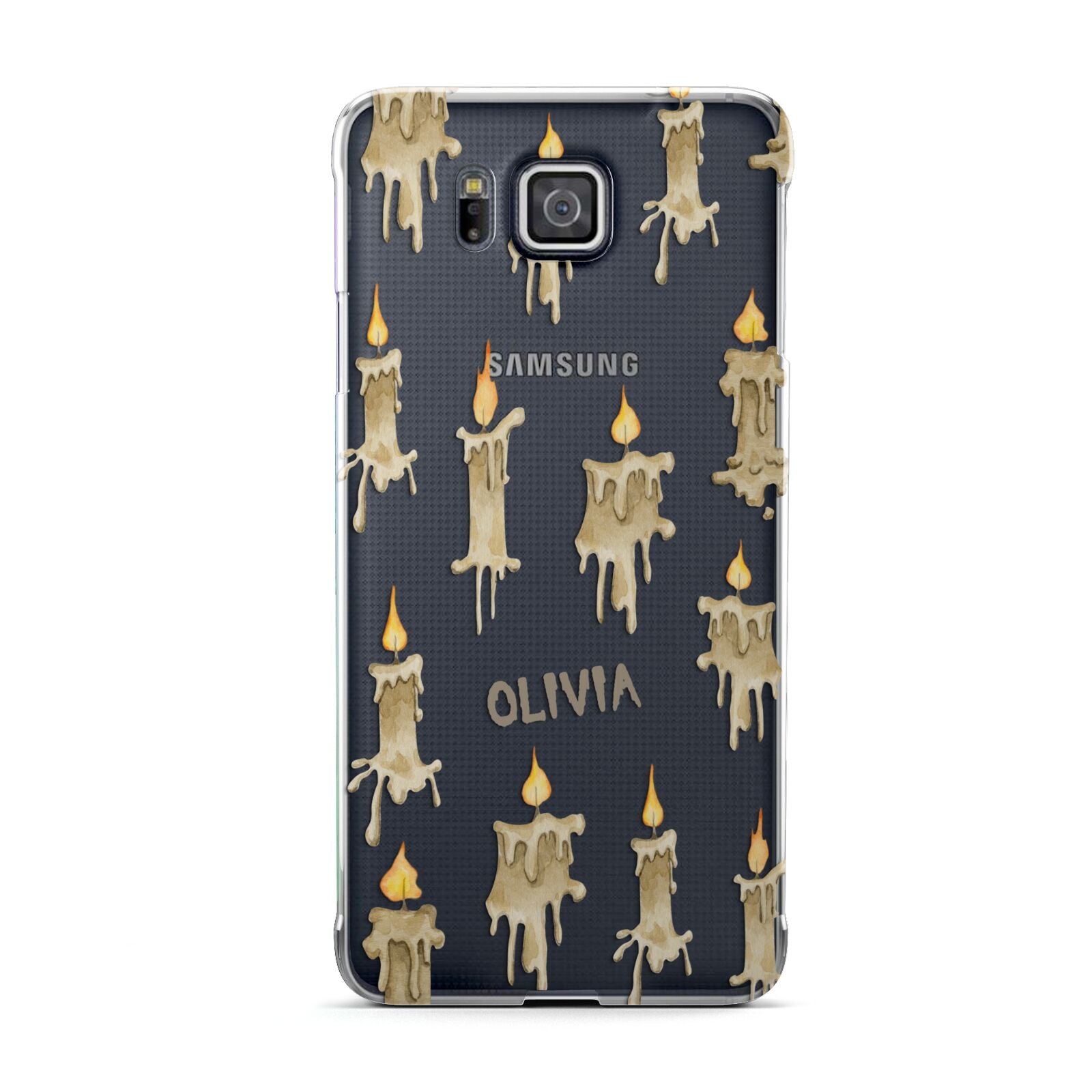 Halloween Creepy Candles Custom Samsung Galaxy Alpha Case