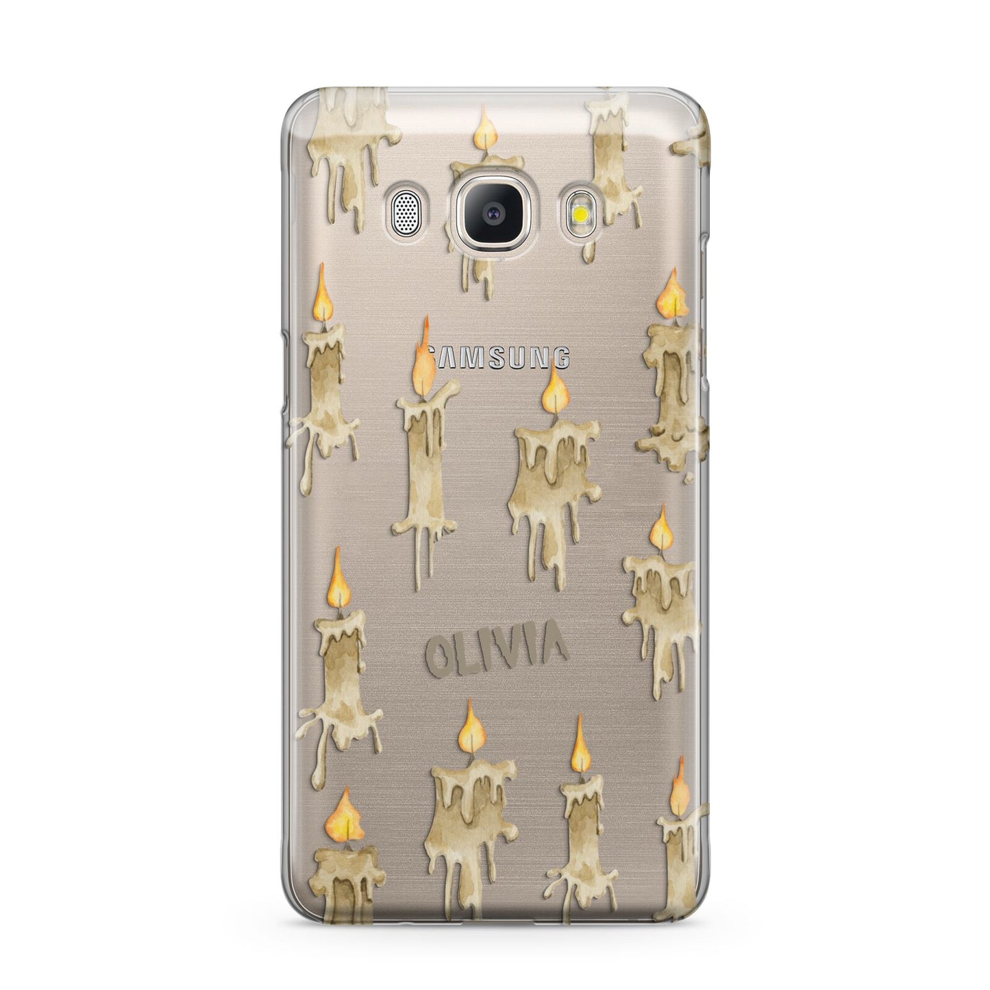 Halloween Creepy Candles Custom Samsung Galaxy J5 2016 Case