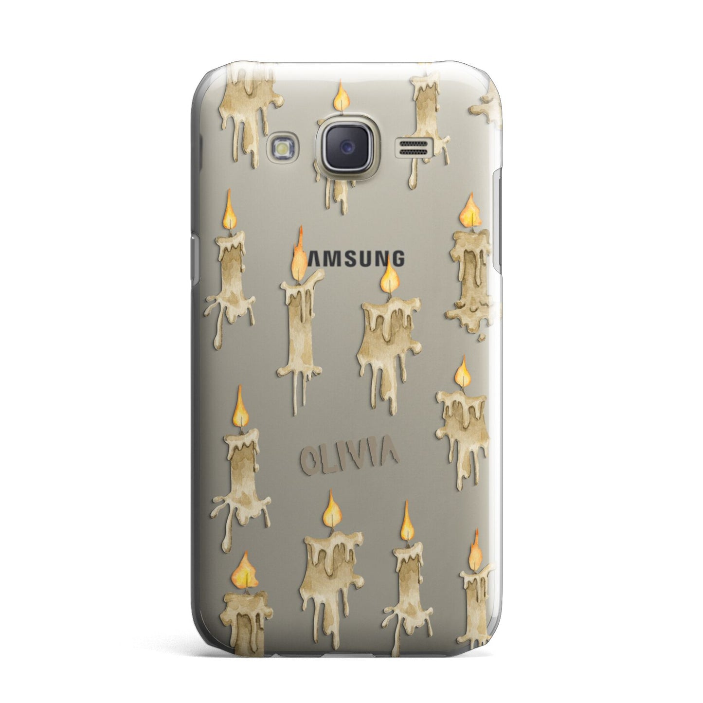 Halloween Creepy Candles Custom Samsung Galaxy J7 Case