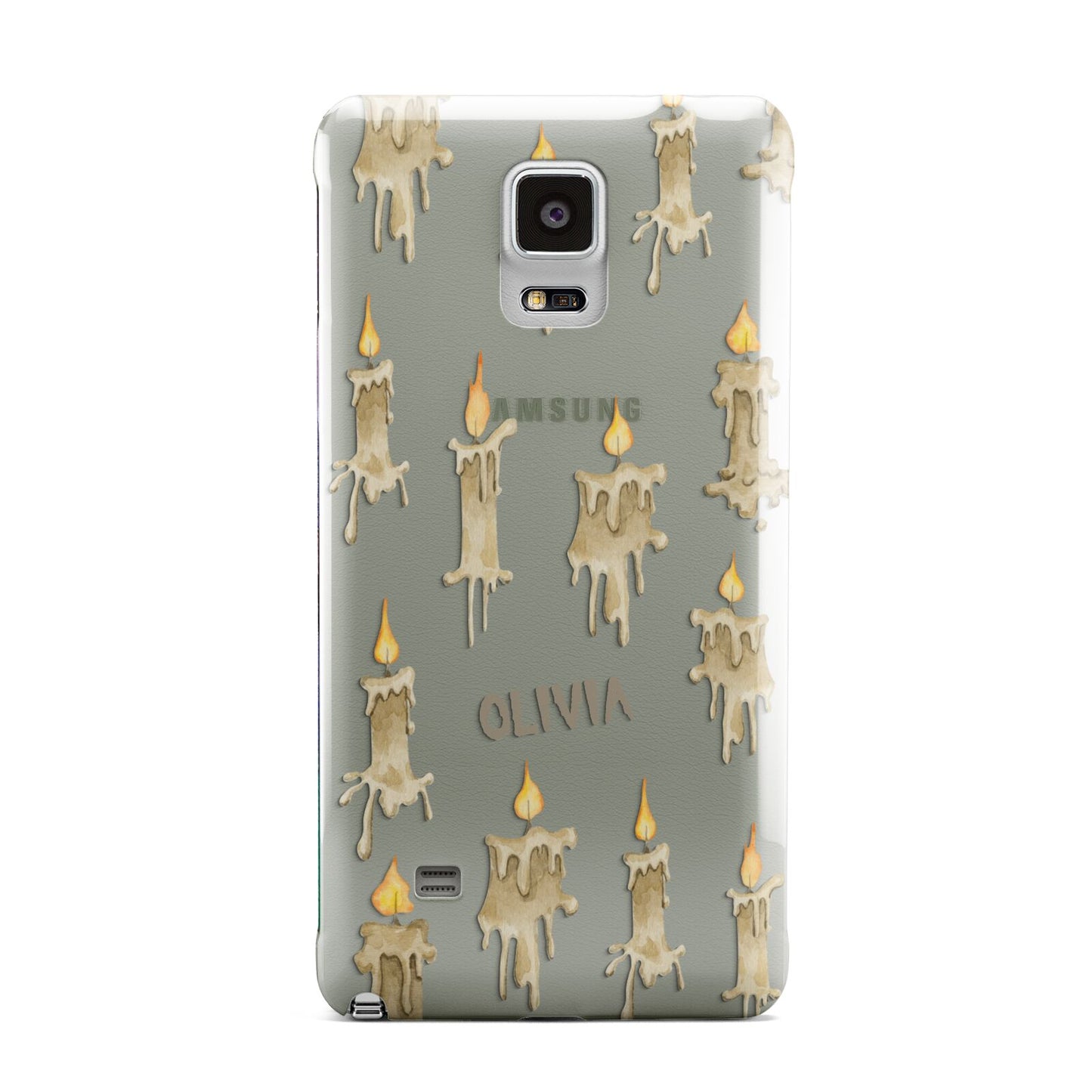 Halloween Creepy Candles Custom Samsung Galaxy Note 4 Case