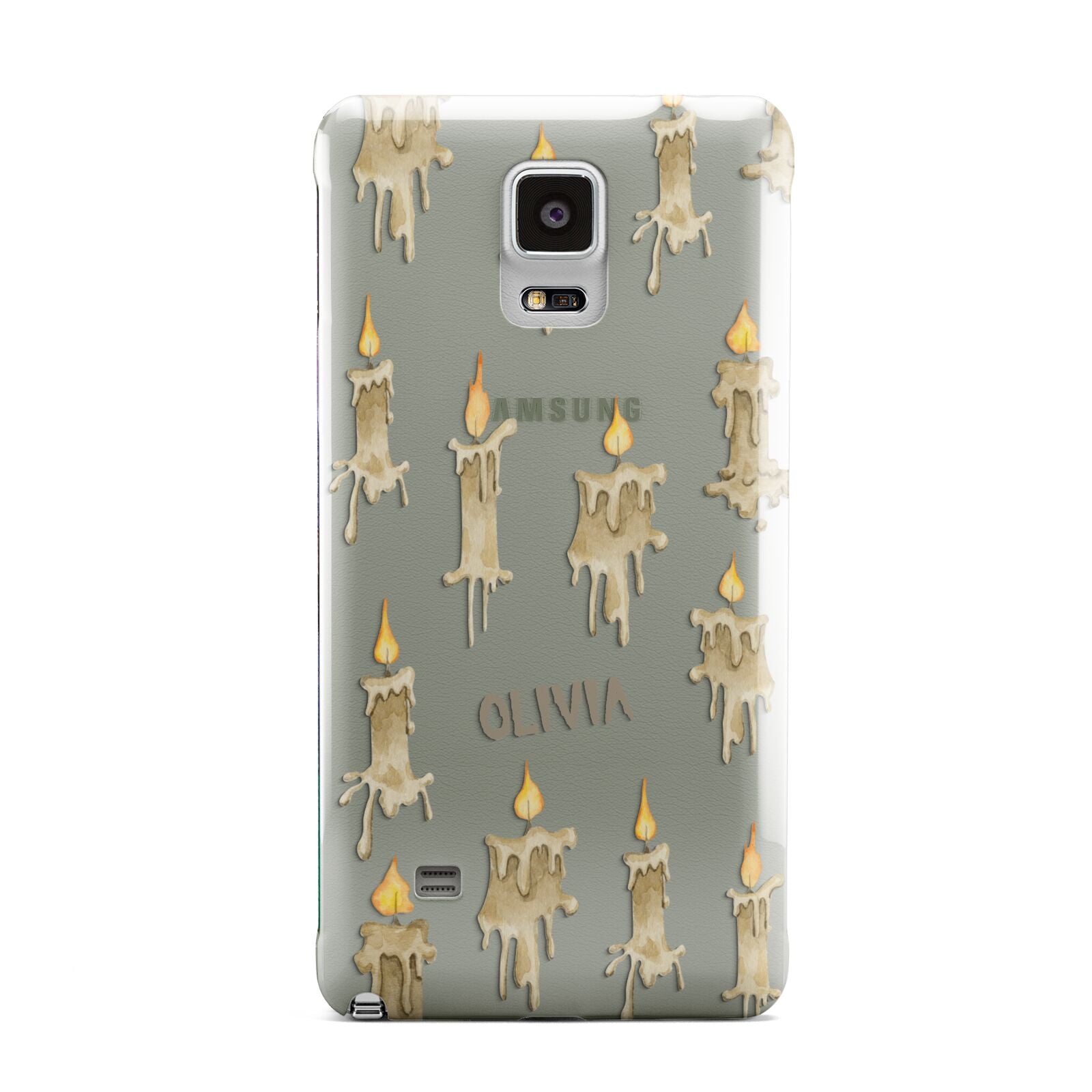 Halloween Creepy Candles Custom Samsung Galaxy Note 4 Case