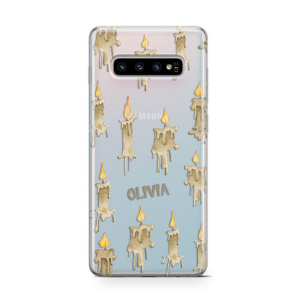 Halloween Creepy Candles Custom Samsung Galaxy S10 Case