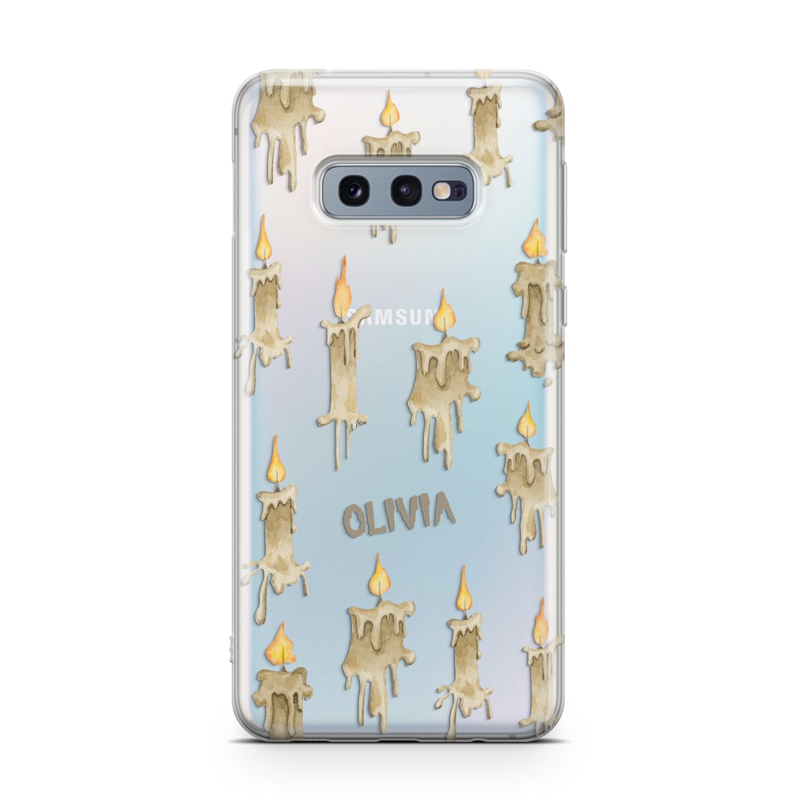 Halloween Creepy Candles Custom Samsung Galaxy S10E Case