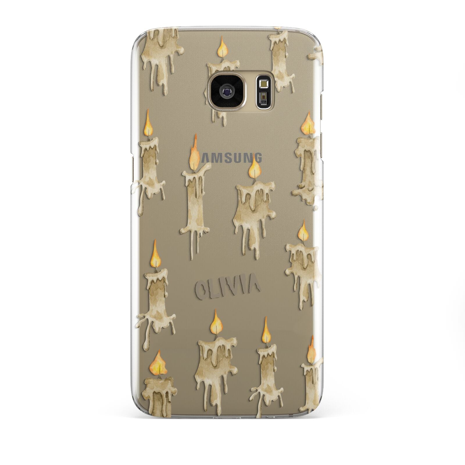 Halloween Creepy Candles Custom Samsung Galaxy S7 Edge Case