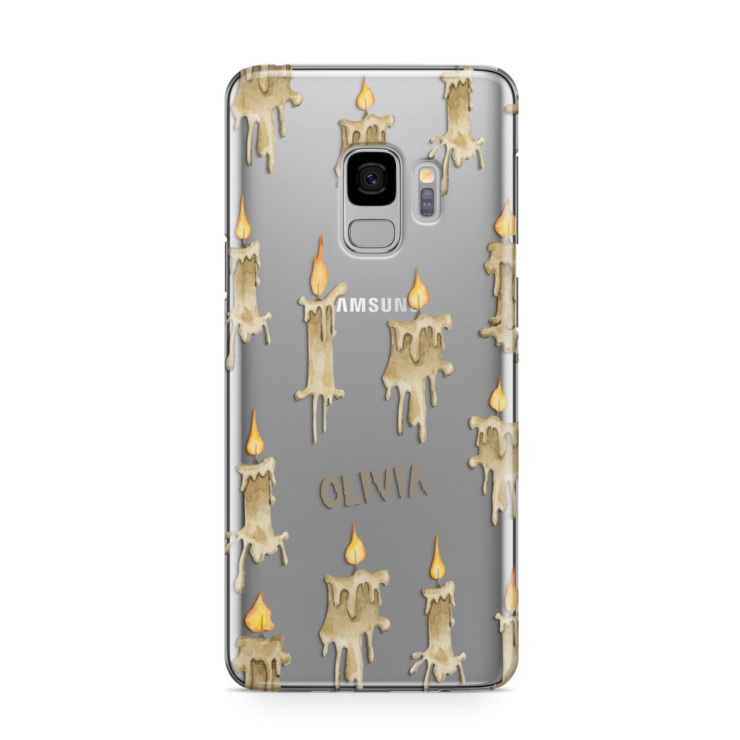 Halloween Creepy Candles Custom Samsung Galaxy S9 Case