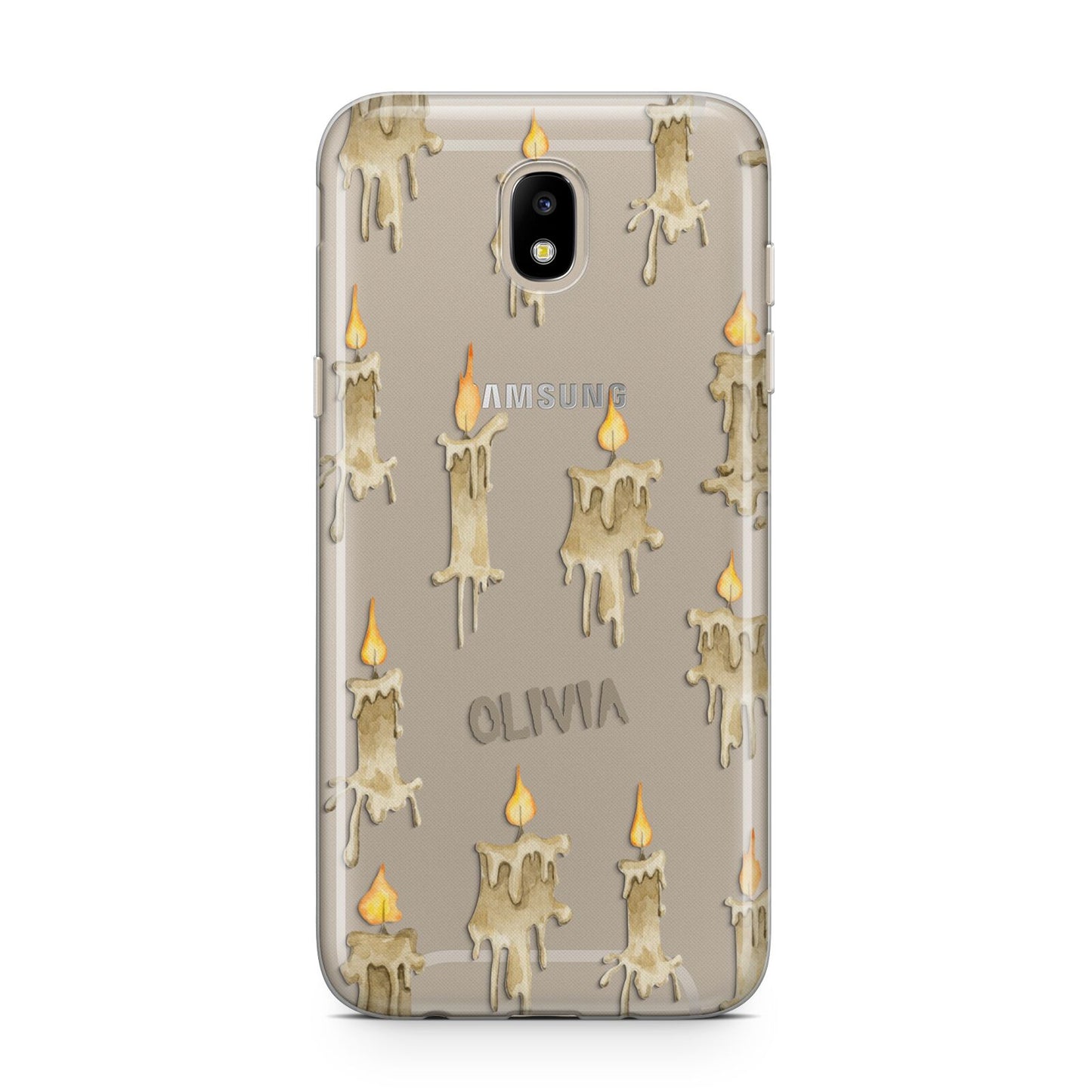 Halloween Creepy Candles Custom Samsung J5 2017 Case