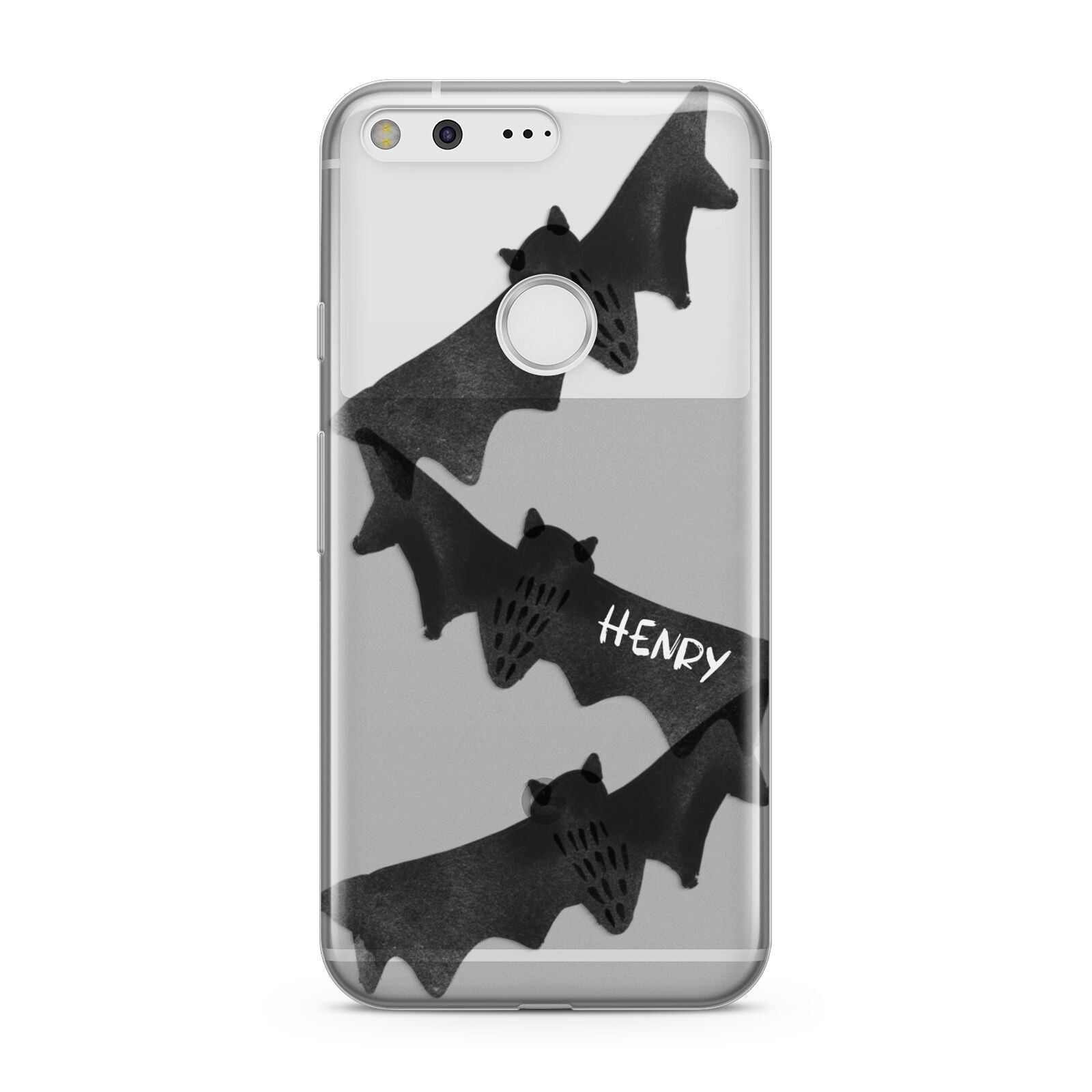 Halloween Custom Black Bats Google Pixel Case