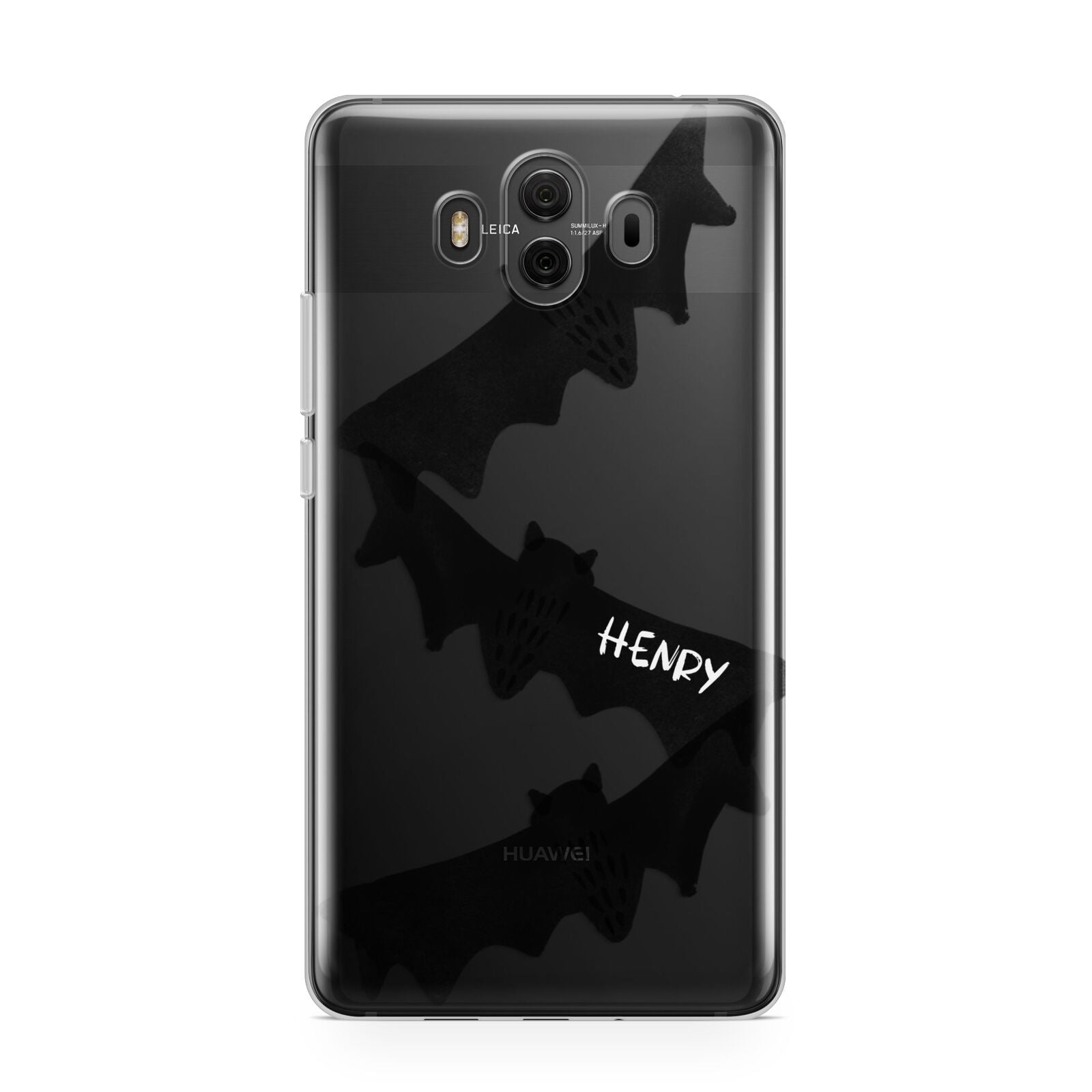 Halloween Custom Black Bats Huawei Mate 10 Protective Phone Case