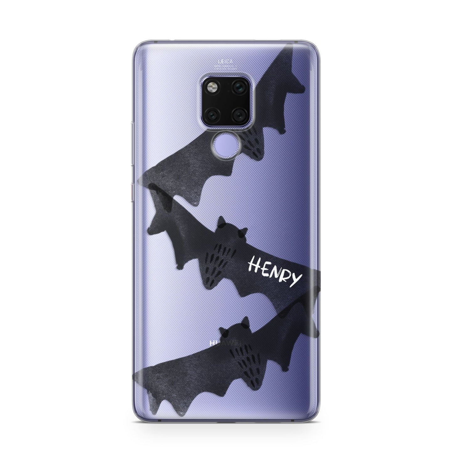 Halloween Custom Black Bats Huawei Mate 20X Phone Case